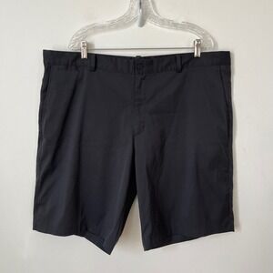 Nike Golf Dri-Fit Standard Fit Golf Shorts Mens 42 Black